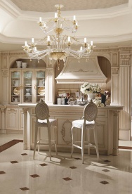 Кухня из массива дуба Classico beige Vinchelli, фото, Москва и МО