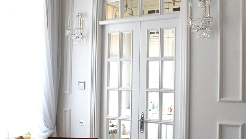 Деревянные белые двери на заказ от Винчелли