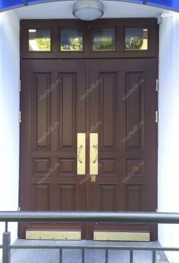 фото Входные двери из дуба Усиленная входная дверь 1-16