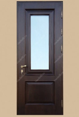 фото Противовзломные уличные двери Входная уличная дверь со стеклом 5