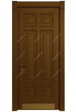 фото Входные двери из дуба Филенчатая входная дверь в частный дом 1-23