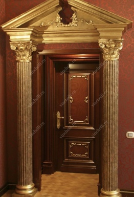 фото Входные двери из дуба Внутренняя входная дверь элитная 1-15