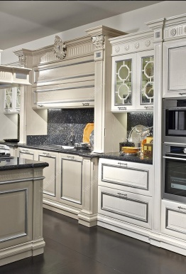 фото Белые кухни из массива Кухня из массива дуба белая Bianco