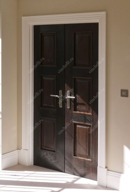 фото Межкомнатные двери ясень Межкомнатная дверь темный ясень 44