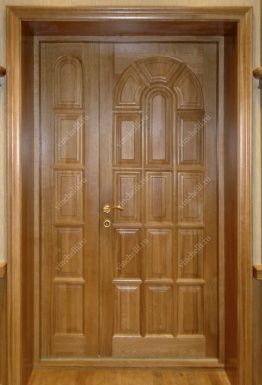 фото Нестандартные двери сложность Lux Межкомнатная дверь из массива дуба Винтаж Л-1