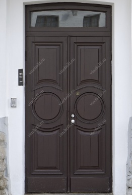 фото Входные двери из дуба Нестандартная входная дверь 1-53