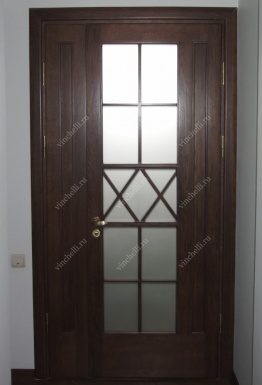 фото Нестандартные двери сложность 3 Двери из массива дуба Винтаж 3-1