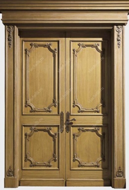 фото Межкомнатные двустворчатые двери Двери деревянные из массива ясеня Classic Beaty