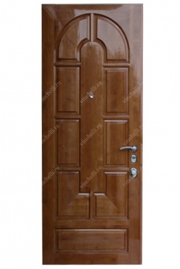 фото Входные двери из дуба Филенчатая входная дверь под глянцем 1-21