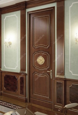 фото Межкомнатные двери орех Дверь цвета орех Винтаж Л-28
