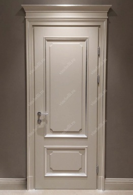 фото Белые двери Дверь Vaniglia из массива ясеня