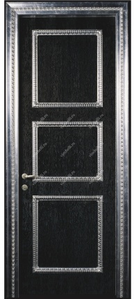 фото Межкомнатные двери венге Межкомнатная дверь венге Модерн Л-18, глухая