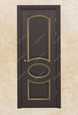 фото Межкомнатные двери венге Дверь из массива цвета венге 2
