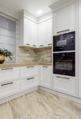 фото Белые кухни из массива Белая кухня из массива White Oak 2