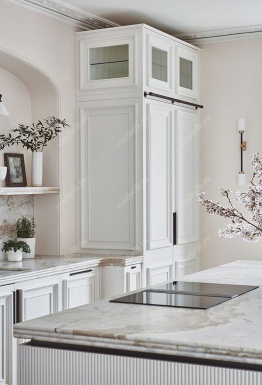 фото Белые кухни из массива Белая кухня Leggerezza provenzale